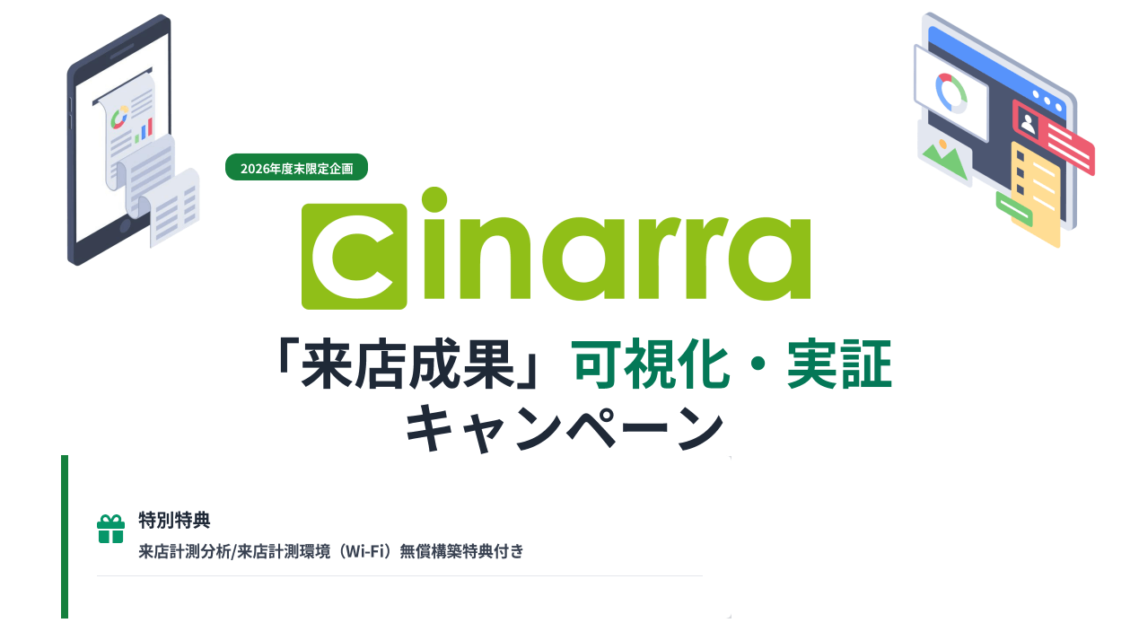「 来店成果」 可視化・実証 キャンペーン