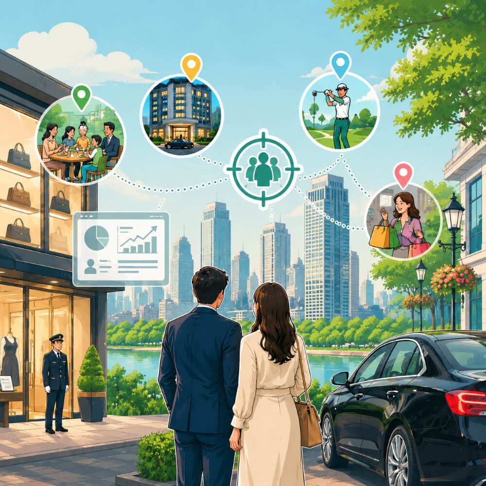 高所得者層・富裕層のターゲティングは「年収」から「位置情報」へ